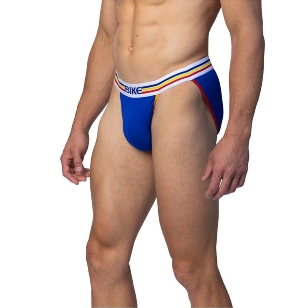 Bike Blue Jock Brief 2XL